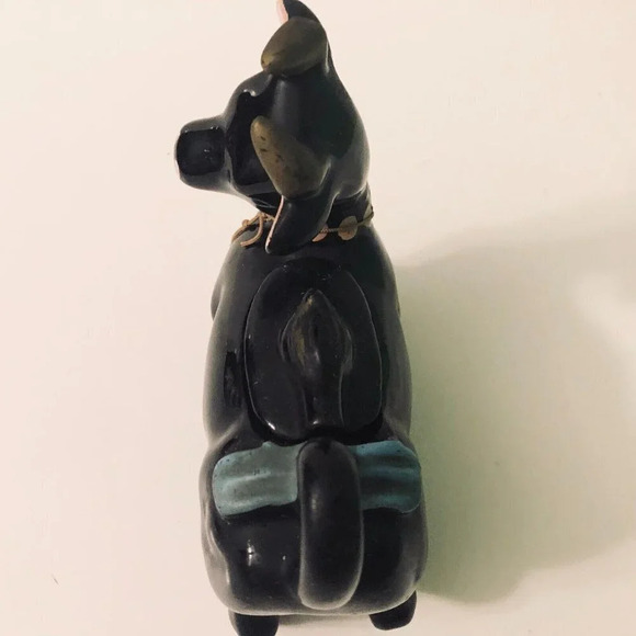 Vtg Redware Cow Sugar Bowl with Lid 5.5 Inch  Long Figurine - Picture 16 of 16